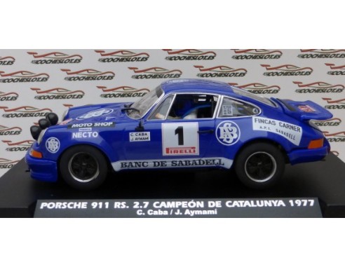 PORSCHE 911 RS 2.7 CAMPEON DE CATALUÑA 1977 COLECCIONISMO BLANCO REF.E2018 FLY