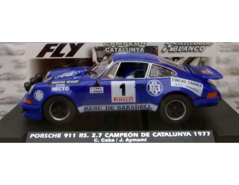 PORSCHE 911 RS 2.7 CAMPEON DE CATALUÑA 1977 COLECCIONISMO BLANCO REF.E2018 FLY
