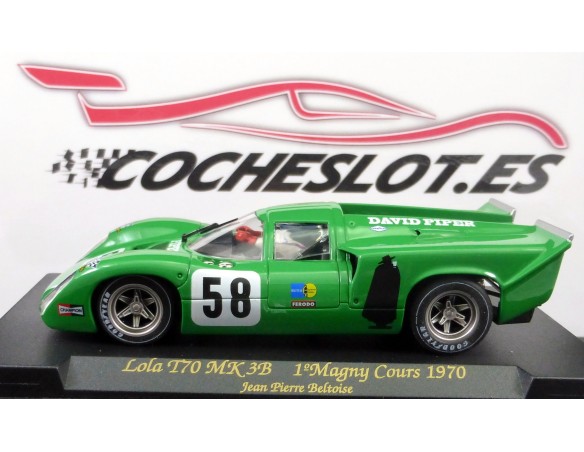 LOLA T70 MK 3B 1º MAGNY COURS 70 VERDE REF.C91 FLY
