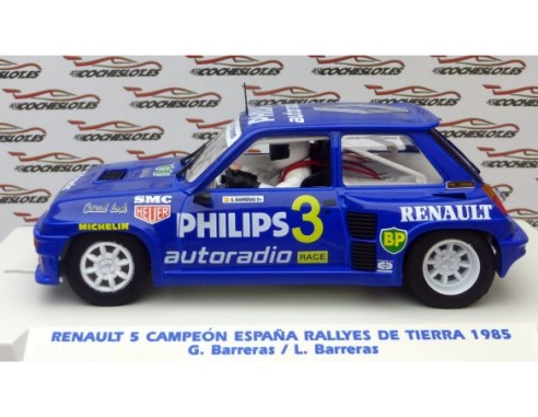RENAULT 5 CAMPEON ESPAÑA RALLYES DE TIERRA 1985 REF.E2035 FLY