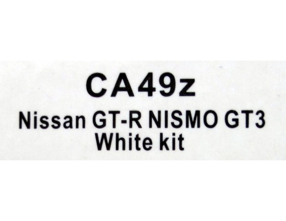 NISSAN GT-R NISMO GT3 WHITE KIT REF.CA49z SLOT.IT