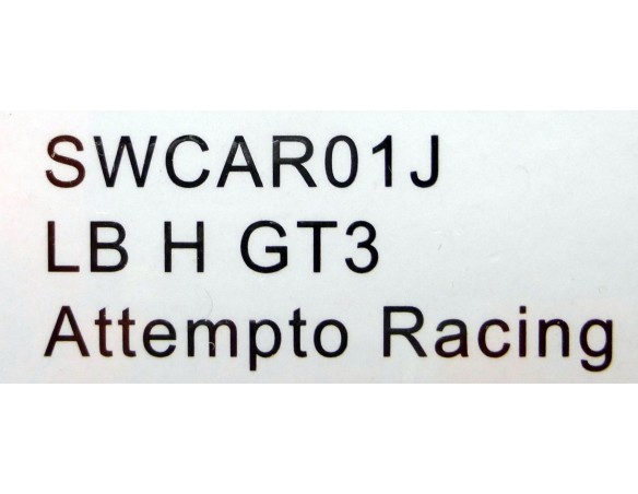 LB HURACAN GT3 NEC Nº100 ATTEMPTO RACING REF.SWCAR01J SIDEWAYS