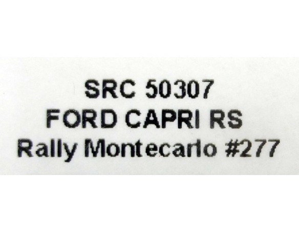 FORD CAPRI RS RALLY MONTECARLO REF.50307 SRC