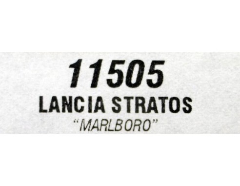 LANCIA STRATOS HF MARLBORO REF.11505E TEAM SLOT