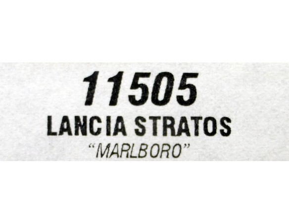 LANCIA STRATOS HF MARLBORO REF.11505E TEAM SLOT
