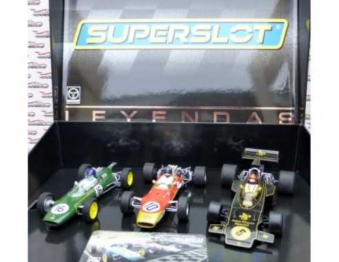 TEAM LOTUS TRIPLE PACK THE GENIUS OF COLIN CHAPMAN REF.H4184A SUPERSLOT