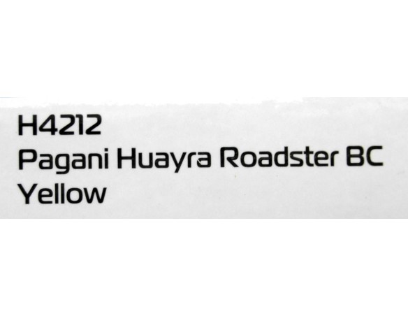 PAGANI HUAYA ROADSTER BC YELLOW RE.H4212 SUPERSLOT