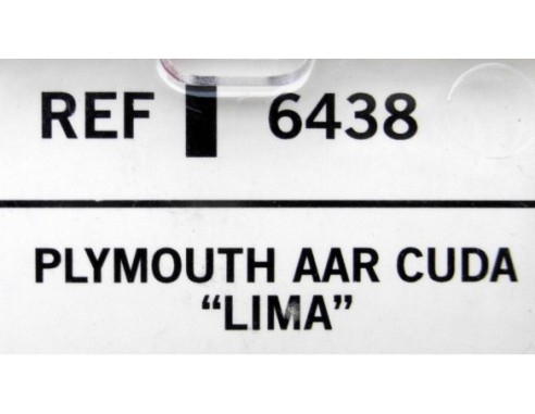 PLYMOUTH AAR CUDA “LIMA” REF. 6438 TECNITOYS