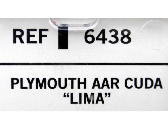 PLYMOUTH AAR CUDA “LIMA” REF. 6438 TECNITOYS