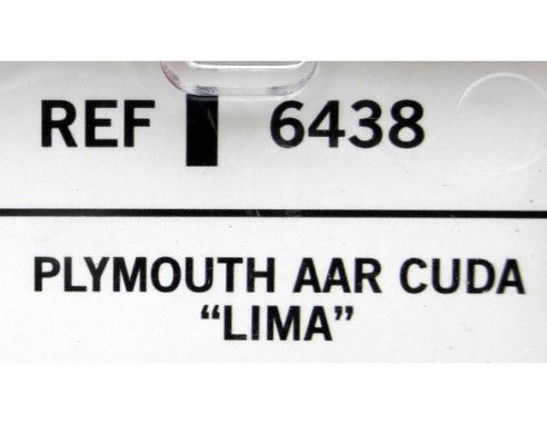PLYMOUTH AAR CUDA “LIMA” REF. 6438 DEFECTUOSO TECNITOYS