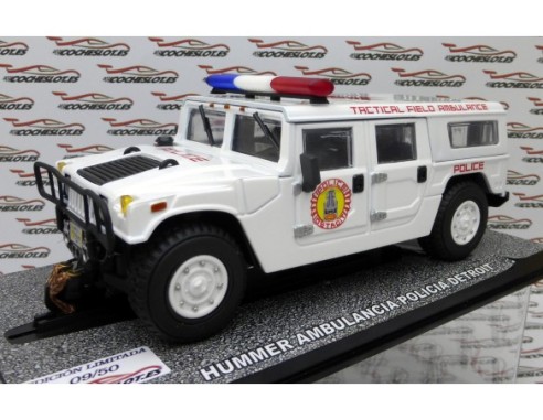 HUMMER AMBULANCIA POLICIA “ROBOCOP” ED.LTD 50u. COCHESLOT.ES