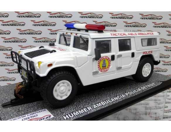 HUMMER AMBULANCIA POLICIA “ROBOCOP” ED.LTD 50u. COCHESLOT.ES