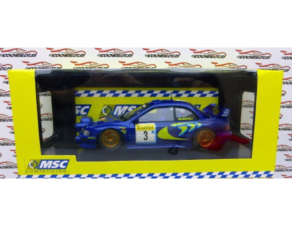 SUBARU WRC 98 Nº3 MONTECARLO CON LUZ DELANTERA CONJUNTO ADICIONAL-CHASIS MONTECARLO REF.6004 MSC