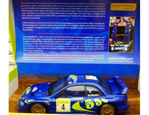SUBARU WRC 97 Nº3 LIATTI-PONS MONTECARLO WINNER REF.6011 MSC