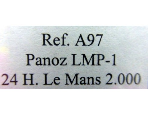 PANOZ LMP-1 24 H.LE MANS 2000 ROJO REF.A97 FLY