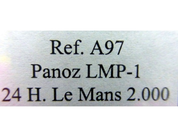 PANOZ LMP-1 24 H.LE MANS 2000 ROJO REF.A97 FLY