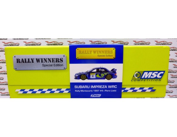 SUBARU WRC 97 Nº3 LIATTI-PONS MONTECARLO WINNER REF.6011 MSC