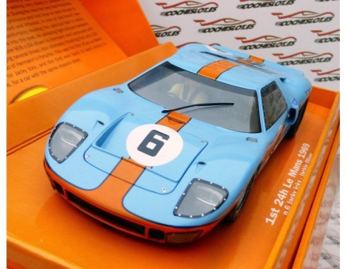 FORD GT 40 1ST 24H LE MANS 1969 GULF Nº6 REF.CW09 SLOT.IT