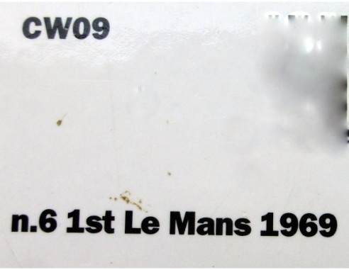FORD GT 40 1ST 24H LE MANS 1969 GULF Nº6 REF.CW09 SLOT.IT