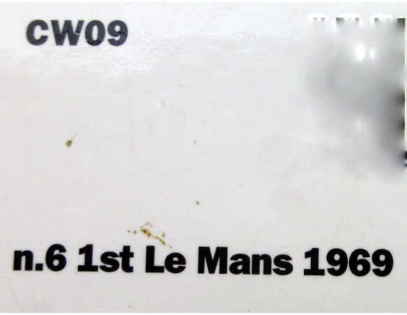 FORD GT 40 1ST 24H LE MANS 1969 GULF Nº6 REF.CW09 SLOT.IT