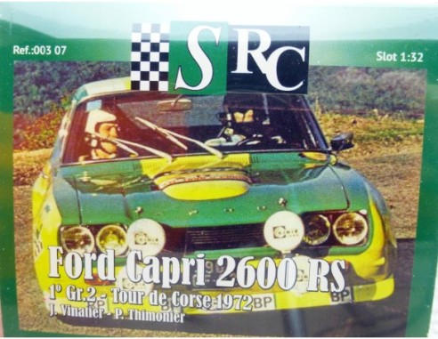 FORD CAPRI 2600 RS 1º GR.2 TOUR DE CORSE 1972 REF.00307 SRC