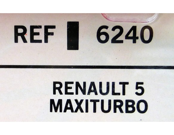 RENAULT 5 MAXITURBO REF.6240 TECNITOYS