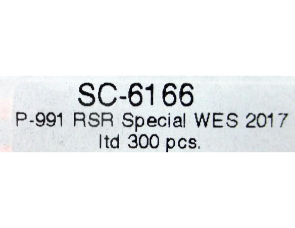 PORSCHE 991 RSR SPECIAL WES 2017 REF.SC-6166 SCALEAUTO