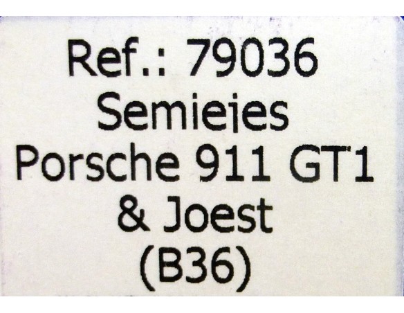 SEMIEJES PORSCHE 911 GT1 & JOEST B36 REF.79036 FLY