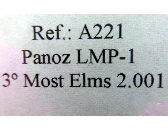 PANOZ LMP-1 3º MOST ELMS 2001 ROJO COCACOLA REF.A221 FLY