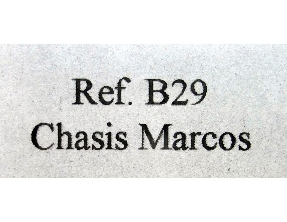 CHASIS MARCOS REF.B29 FLY