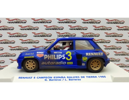 RENAULT 5 CAMPEON ESPAÑA RALLYES DE TIERRA 1985 SUCIO REF.E2035 FLY
