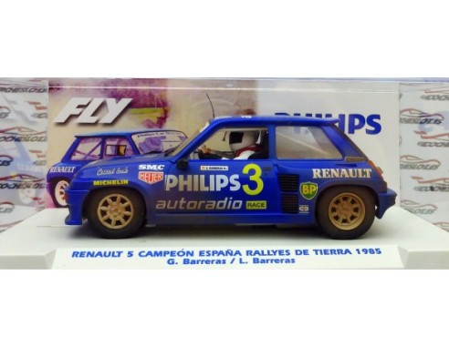 RENAULT 5 CAMPEON ESPAÑA RALLYES DE TIERRA 1985 SUCIO REF.E2035 FLY