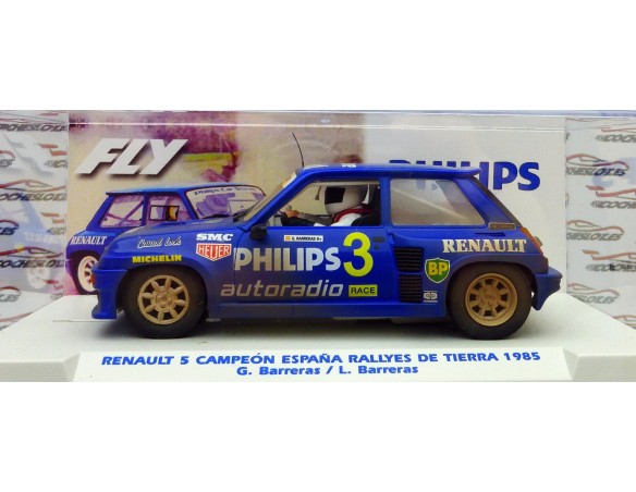 RENAULT 5 CAMPEON ESPAÑA RALLYES DE TIERRA 1985 SUCIO REF.E2035 FLY
