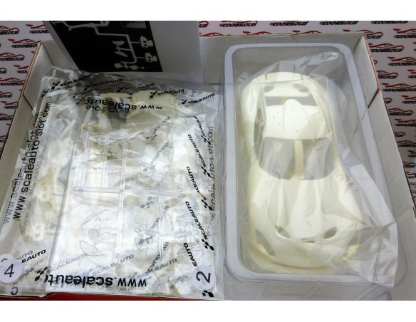 SRT VIPER GTS-R COMPLETE WHITE BODY KIT REF.SC3610 SCALEAUTO