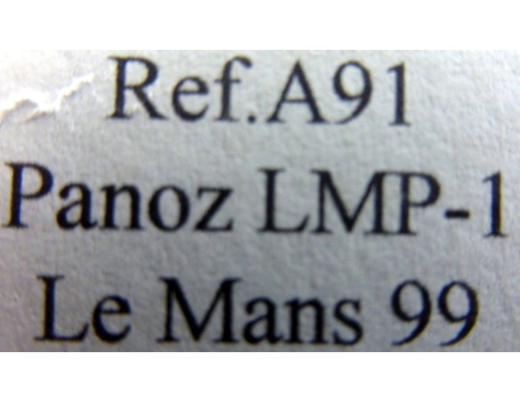 PANOZ LMP-1 “Le Mans 99” NEGRO PLATA ROJO REF.A91 FLY