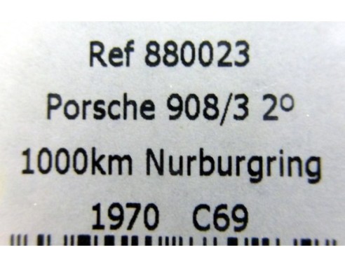 PORSCHE 908/3 nurburgring 70 CREMA REF.880023 FLY