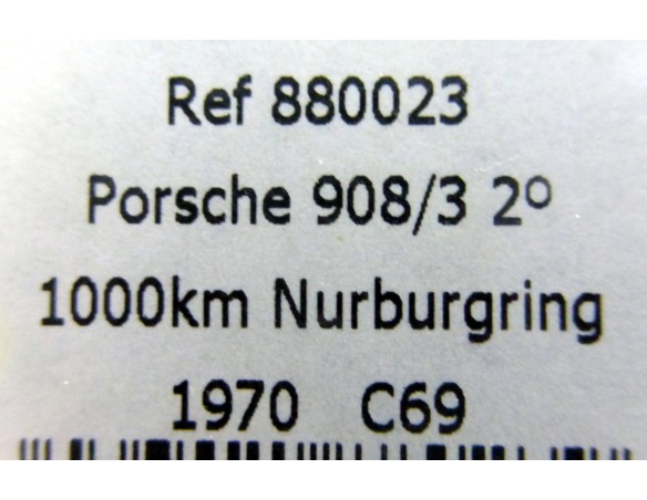PORSCHE 908/3 nurburgring 70 CREMA REF.880023 FLY