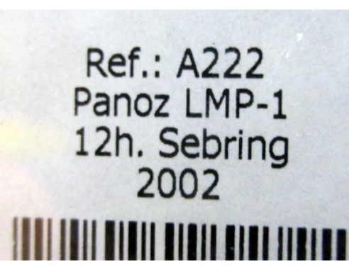 PANOZ LMP-1 12 H. SEBRING 2002 CAMUFAJE REF.A222 FLY