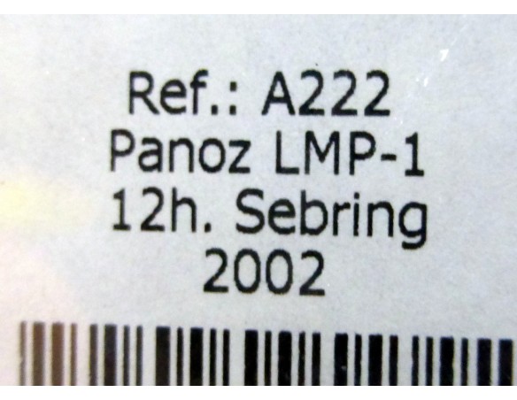 PANOZ LMP-1 12 H. SEBRING 2002 CAMUFAJE REF.A222 FLY