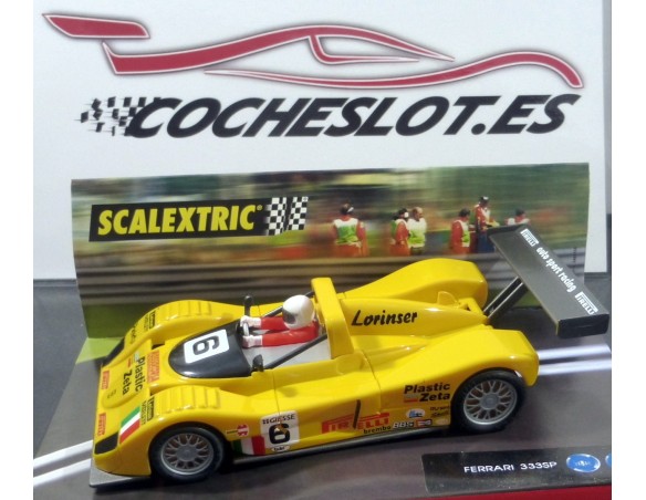 FERRARI 333SP PLASTIC ZETA AMARILLO REF.6032 TECNITOYS