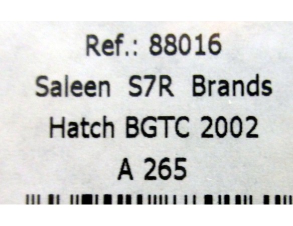 SALEEN S7R BGTC 2002 BLANCO REF. A265 FLY88016 FLY
