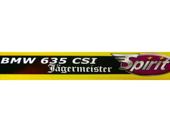 BMW 635 CSI JAGERMEISTER REF.0801701 SPIRIT