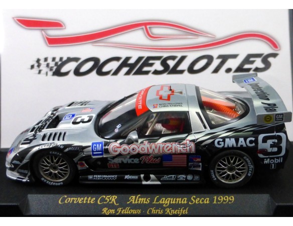 CORVETTE CR5 LAGUNA SECA 1999 AZUL Y PLATA REF.A121 FLY