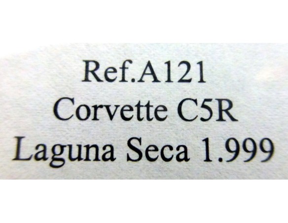 CORVETTE CR5 LAGUNA SECA 1999 AZUL Y PLATA REF.A121 FLY