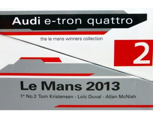AUDI R18 E-TRON QUATTRO Nº2 LE MANS 2013 REF.CW17 SLOT.IT