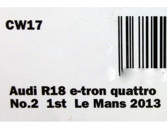 AUDI R18 E-TRON QUATTRO Nº2 LE MANS 2013 REF.CW17 SLOT.IT