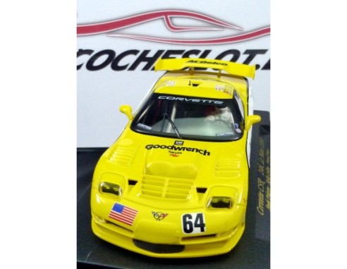 CORVETTE CR5 LE MANS 2000 BLANCO Y AMARILLO REF.A122 FLY