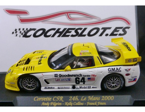 CORVETTE CR5 LE MANS 2000 BLANCO Y AMARILLO REF.A122 FLY
