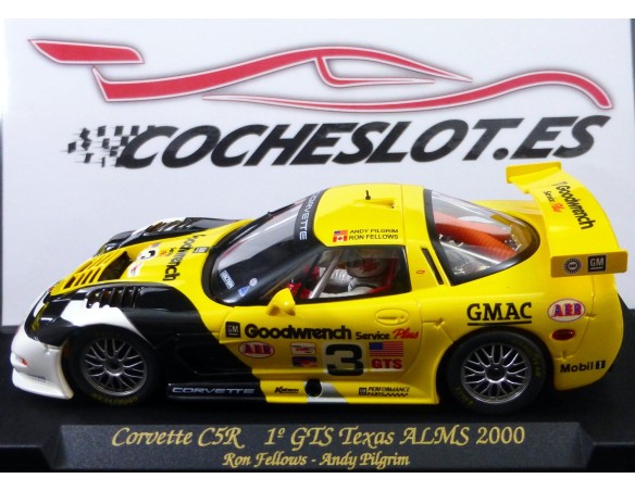 CORVETTE CR5 TEXAS ALMS 2000 AMARILLO NEGRO REF.A124L FLY