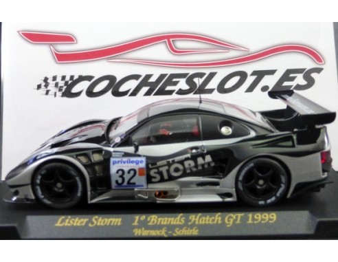 LISTER STORM BRANDS HATCH 1999 NEGRO Y PLATA REF.A105 FLY